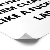 Ich spreche keine Prominenten, ich sage sie, lusti Poster (Ecke)