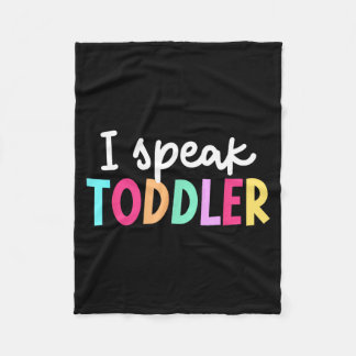 Ich spreche Kleinkind Tagesmutter Kinderbetreuerin Fleecedecke