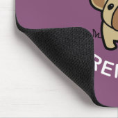 Ich spreche lila Frenchie - Mousepad (Ecke)