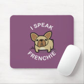 Ich spreche lila Frenchie - Mousepad (Mit Mouse)