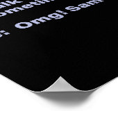 Ich spreche manchmal mit mir selbst poster (Ecke)