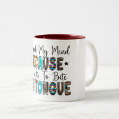 Ich spreche meinen Geist Zweifarbige Tasse (VorderseiteRechts)