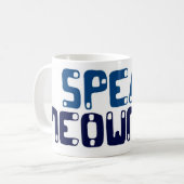 Ich spreche Mewnese Kaffeetasse (Vorderseite Links)