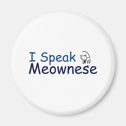 Ich spreche Mewnese Magnet (Vorne)