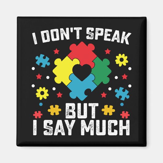 Ich spreche nicht, aber ich sage viel Aufklärung ü Magnet (Vorne)