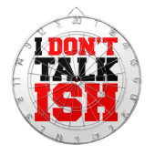 Ich spreche nicht über ISH Dartscheibe (vorne)