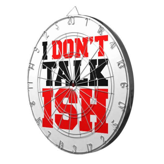 Ich spreche nicht über ISH Dartscheibe (Vorderseite rechts)