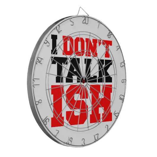 Ich spreche nicht über ISH Dartscheibe (Vorderseite Links)