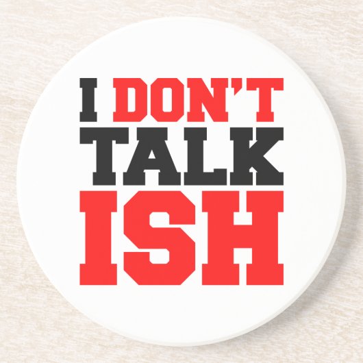 Ich spreche nicht über ISH Untersetzer (Vorne)