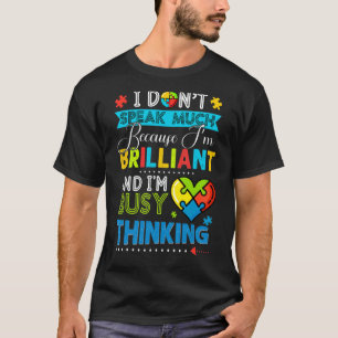 Ich spreche nicht viel brilliante Aufklärungsschwe T-Shirt