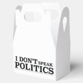 Ich spreche nicht von Politik Geschenkschachtel (Geöffnet)