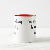 Ich spreche nur mit meiner Hundeheute Tasse (Mittel)