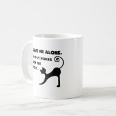 Ich spreche nur mit meiner Katze Kaffeetasse (Vorderseite Links)