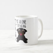 Ich spreche nur mit meiner Mops-heute Tasse (VorderseiteRechts)