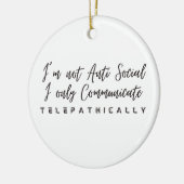 Ich spreche nur telepathisch Ornament (Links)