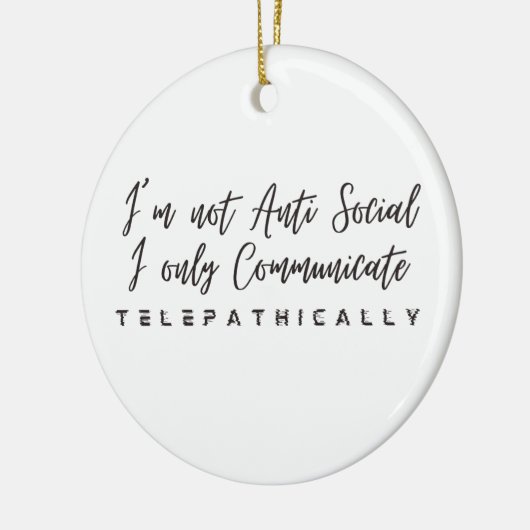 Ich spreche nur telepathisch Ornament (Links)
