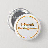 Ich spreche Portugiesisch Button (Vorne & Hinten)