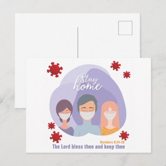 Ich spreche Segen über Sie - Postkarte (Vorne/Hinten)