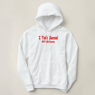 "Ich spreche Sinn" Niedliches Design. Jetzt kaufen Hoodie
