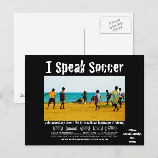 Ich spreche Soccer DVD Release Postkarte (Vorne/Hinten)