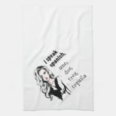 Ich spreche Spanisch Geschirrtuch (Vertikal)