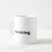 Ich spreche Tasse (Vorderseite Links)