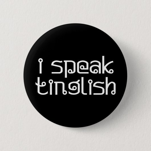 ich spreche tinglish button (Vorderseite)