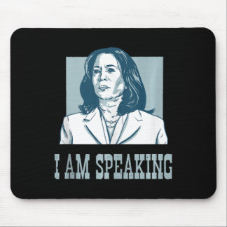 Ich spreche über die Präsidentschaftswahl Harris W Mousepad