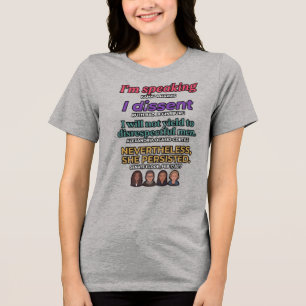 Ich spreche und mehr Tri-Blend shirt