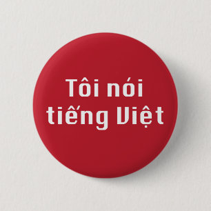 Ich spreche Vietnamesisch in vietnamesischer Sprac Button