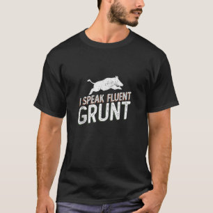 Ich spreche von fließendem Grunt-Boar-Hog-Jagdtank T-Shirt