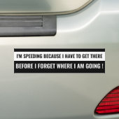 "Ich spreche, weil..." Funny Adulting Zitat Autoaufkleber (Auf Auto)