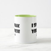 Ich spreche Yorkie Tasse (Zentrum)