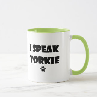 Ich spreche Yorkie Tasse