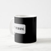Ich spreche Zitat Kaffeetasse (Vorderseite Links)