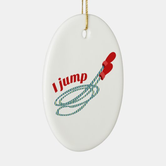 Ich springe keramikornament (Rechts)