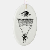 Ich springe mit Fallschirm ab Keramikornament (Rechts)