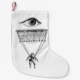 Ich springe mit Fallschirm ab Kleiner Weihnachtsstrumpf