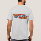 Ich springe wilde Fässer T-Shirt (Rückseite)