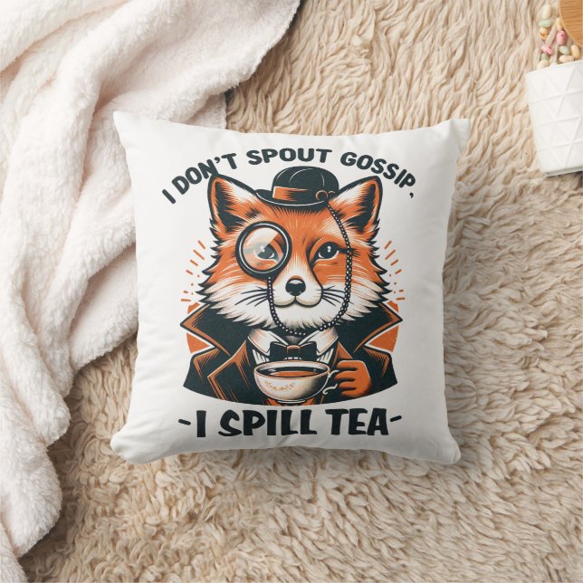 Ich spucke keine Tratsch Kissen (Decke)