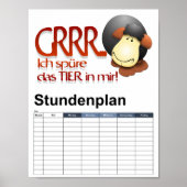 Ich spüre das Tier in mir! Poster (Vorne)