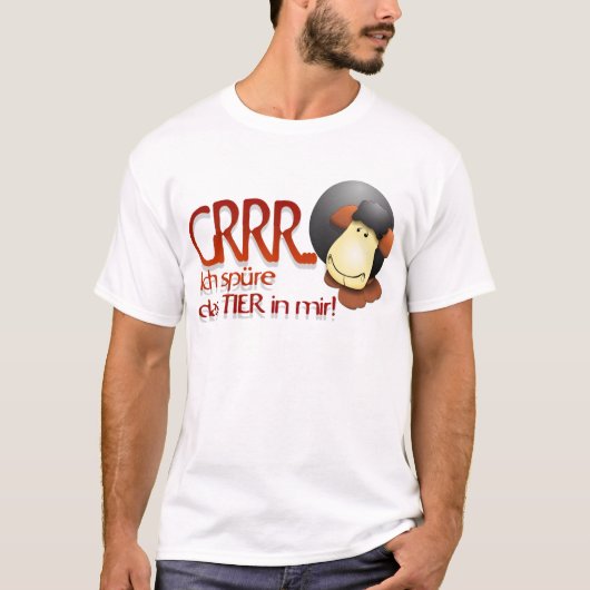 Ich spüre das Tier in mir! T-Shirt (Vorderseite)