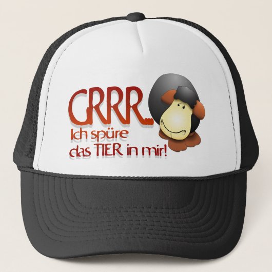 Ich spüre das Tier in mir! Truckerkappe (Vorderseite)