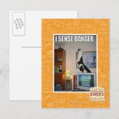Ich spüre Gefahr Postkarte (Vorne/Hinten)