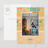 Ich spüre Gefahr Postkarte (Vorne/Hinten)