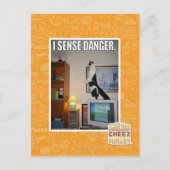 Ich spüre Gefahr Postkarte (Vorderseite)