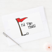 Ich Stach das - Golf Rechteckiger Aufkleber (Umschlag)