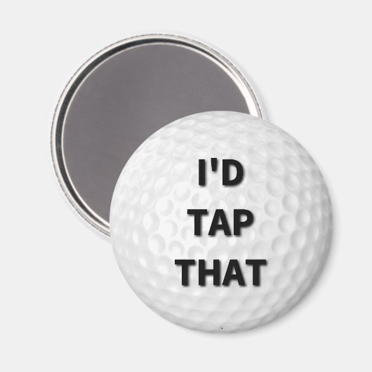 Ich Stach das Golfmagazin Magnet (Vorderseite/Rückseite)