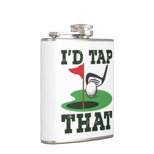 Ich Stach den Golf Putting Flachmann (Rechts)