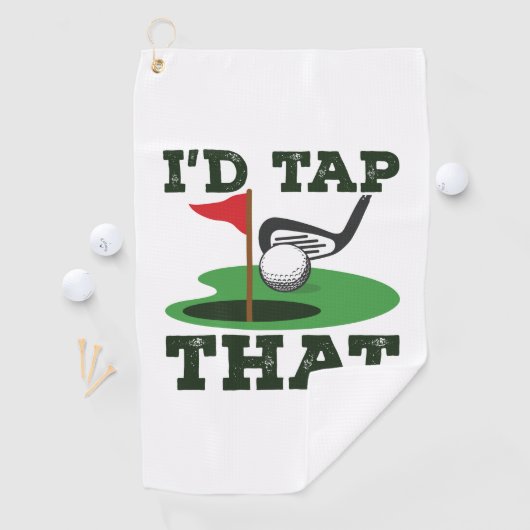 Ich Stach den Golf Putting Golfhandtuch (Insitu)